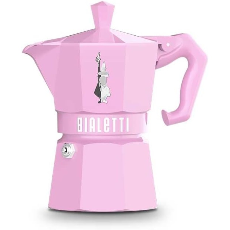 Bialetti Moka Exclusive Stovetop Espresso Maker 6 Cups – Pink