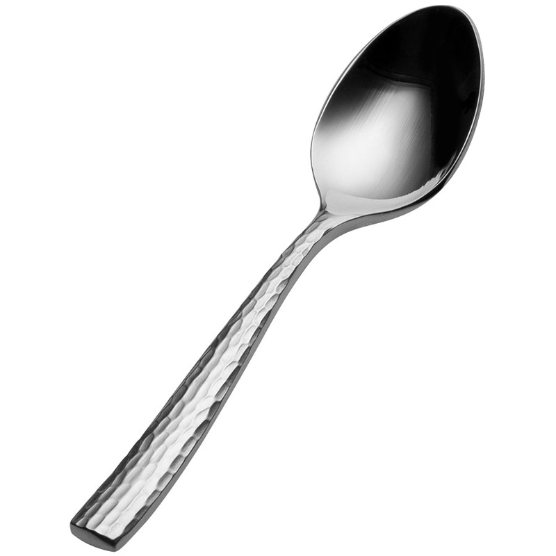 Bon Chef S3916 Scarlett 4 7/8″ 18/10 Stainless Steel Extra Heavy Demitasse Spoon – 12/Pack