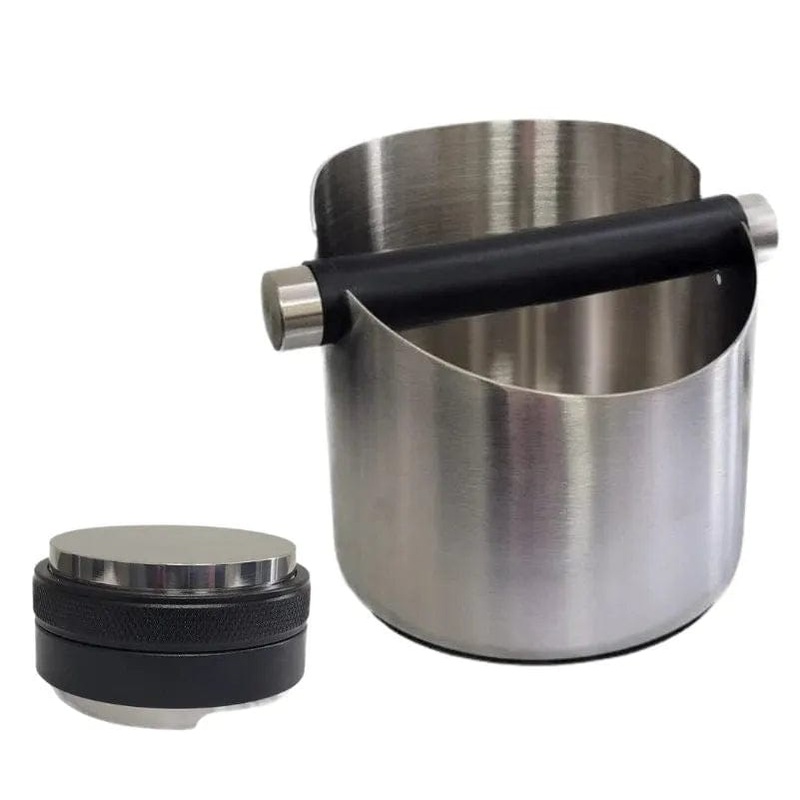 HCS Coffee Distributor & Tamper (58mm) + Espresso Knock Box
