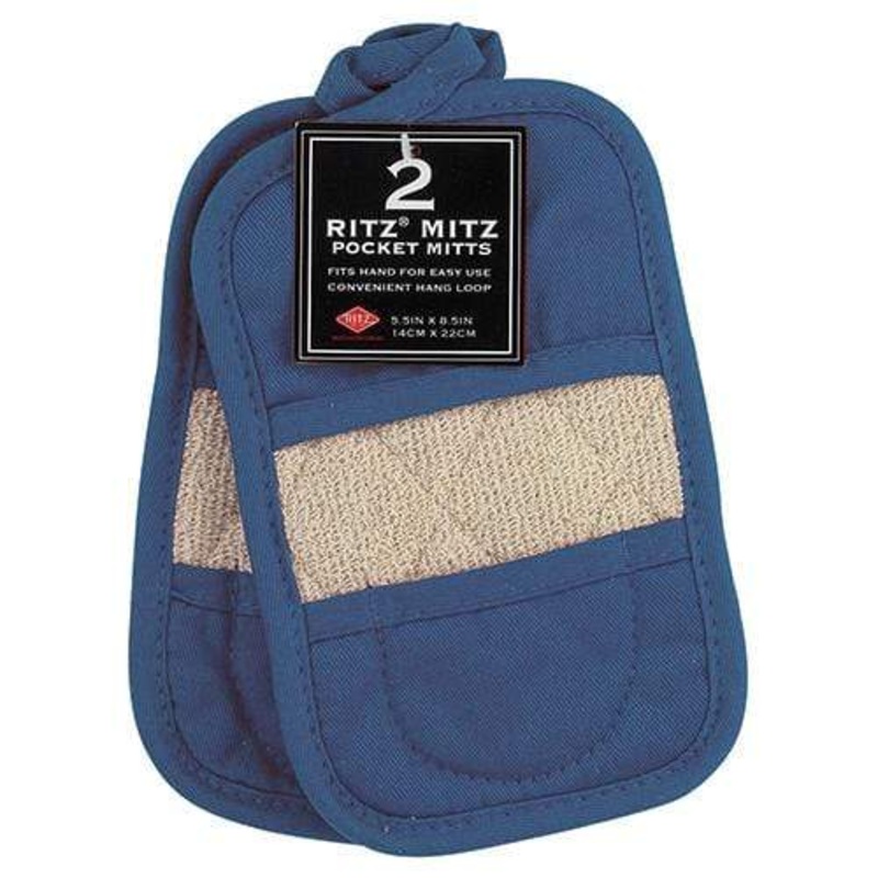 Ritz Mitz Pocket Mitts – Federal Blue (Set Of 2)