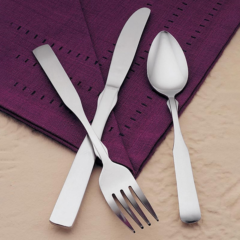 World Tableware Brandware 138 002 Salem 6 7/8″ 18/0 Stainless Steel Heavy Weight Dessert Spoon – 12/Pack