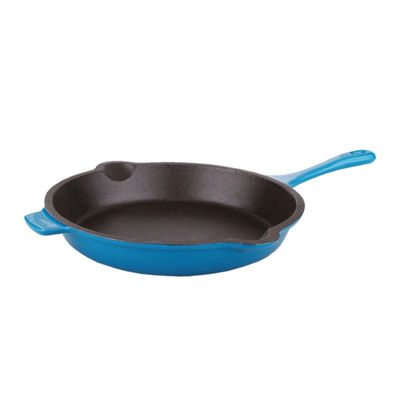 BergHOFF Neo Cast Iron Fry Pan 10″, Blue