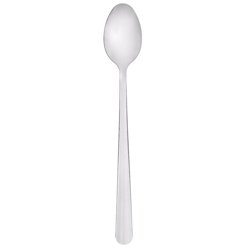 Choice Windsor 8″ 18/0 Stainless Steel Iced Tea Spoon – 12/Pack