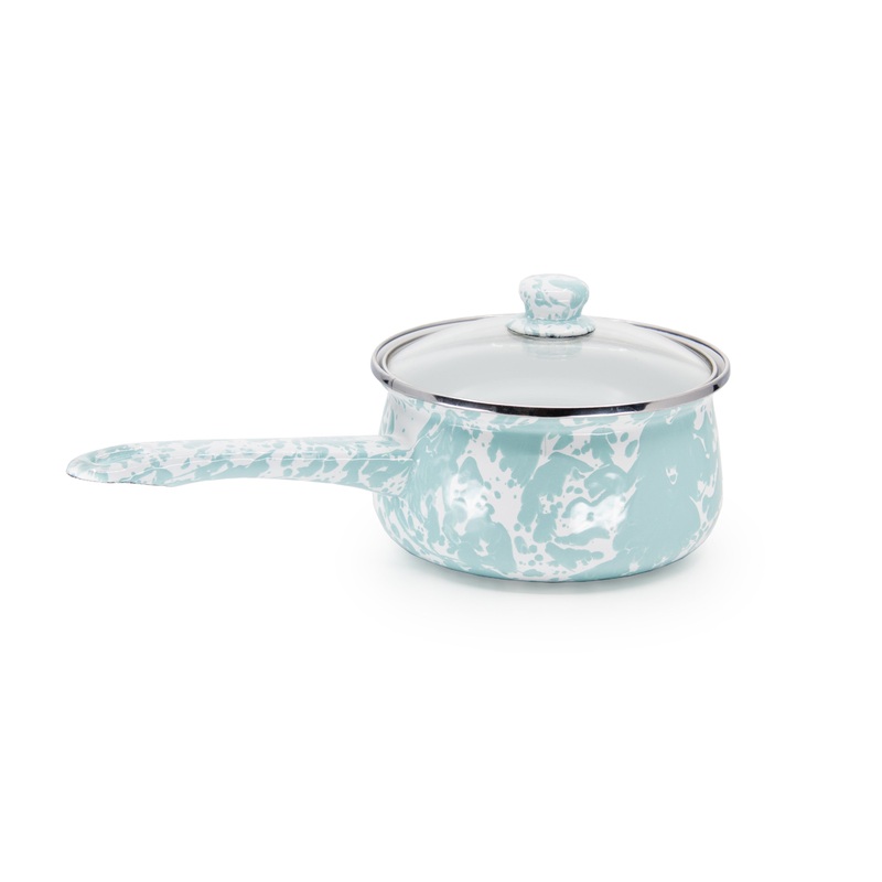 Sea Glass Swirl Sauce Pan
