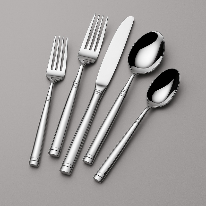 Stephanie Forged 42 Piece Flatware Set, Service for 8
