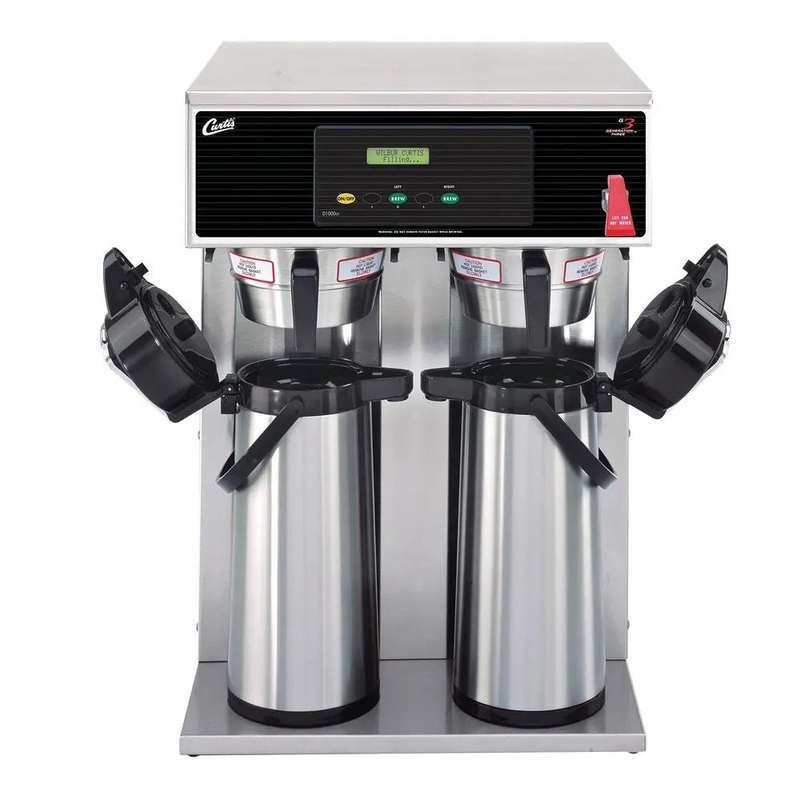 Wilbur Curtis G3 Twin 2.2L – 2.5L Airpot Coffee Brewer Dual Voltage