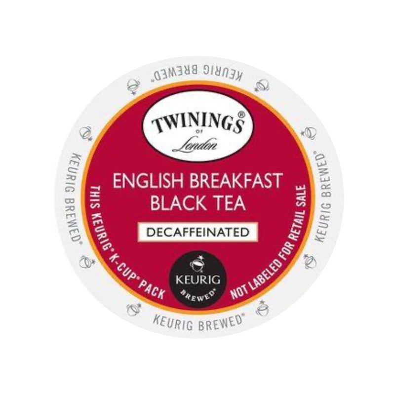 Twinings Tea English Breakfast Decaf K-Cup Pods (Box of 24)