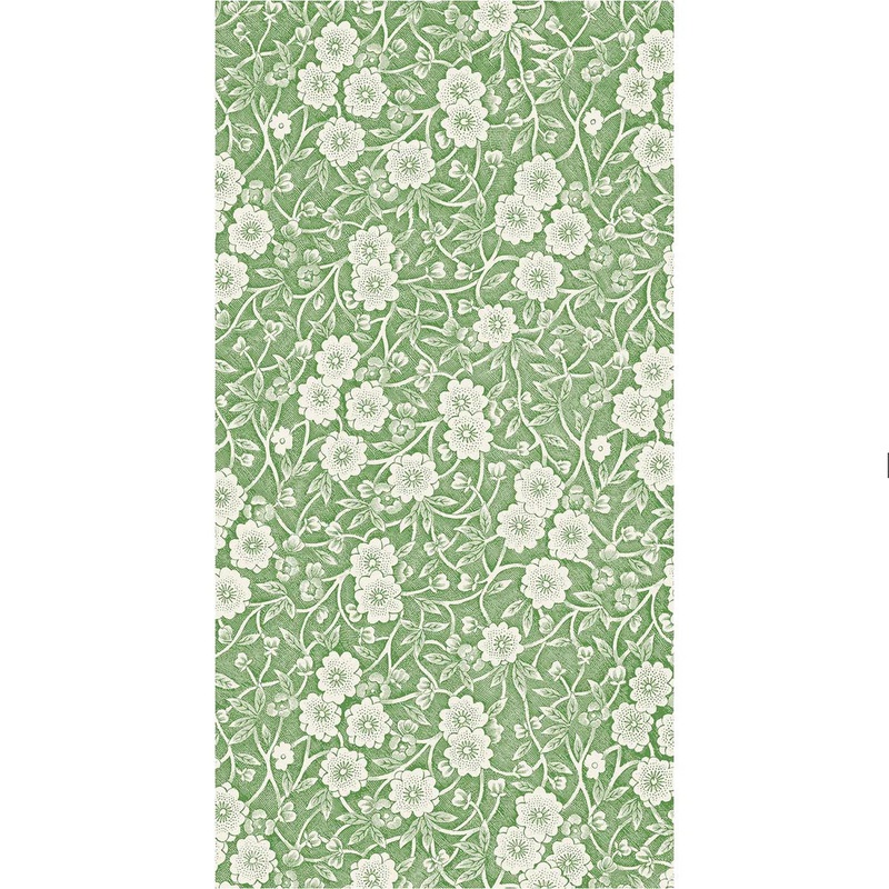 Hester & Cook Green Calico Guest Napkins
