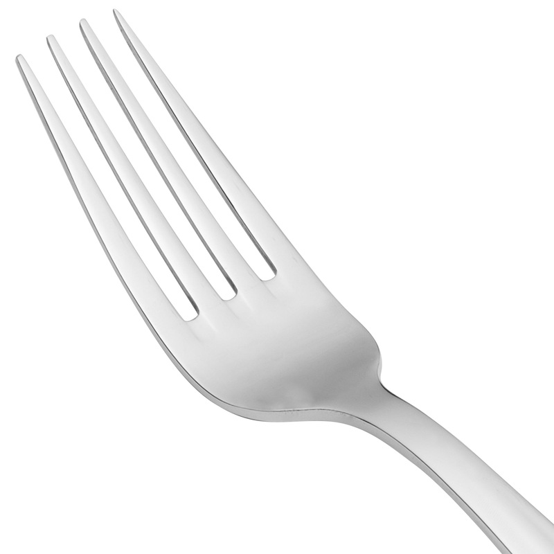 Walco 9405 Lancer 7 5/8″ 18/10 Stainless Steel Extra Heavy Weight Dinner Fork – 12/Pack