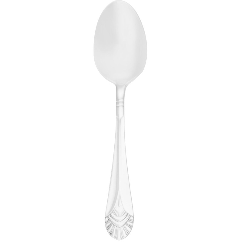 Walco 9803 Chalet 8 3/8″ 18/10 Stainless Steel Extra Heavy Weight Tablespoon / Serving Spoon – 12/Pack