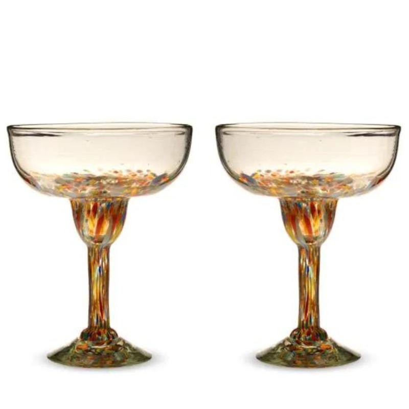 Artistico Recycled Margarita Glass – 2 Pc Set