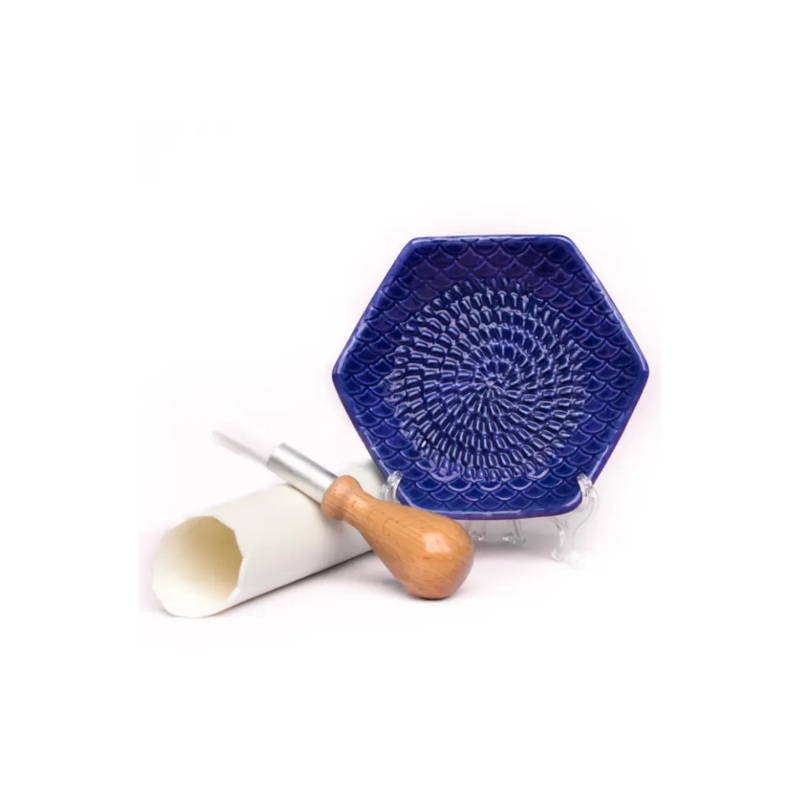 Ceramic Grater Set (3 Piece Set) – Blue