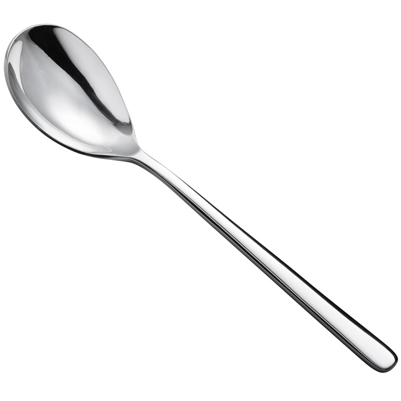 Oneida T673STSF Quantum 6 1/4″ 18/10 Stainless Steel Extra Heavy Weight Teaspoon – 12/Pack