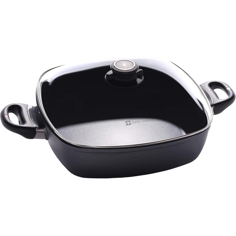 Swiss Diamond – 11″ x 11″ Square Casserole w/Glass Lid