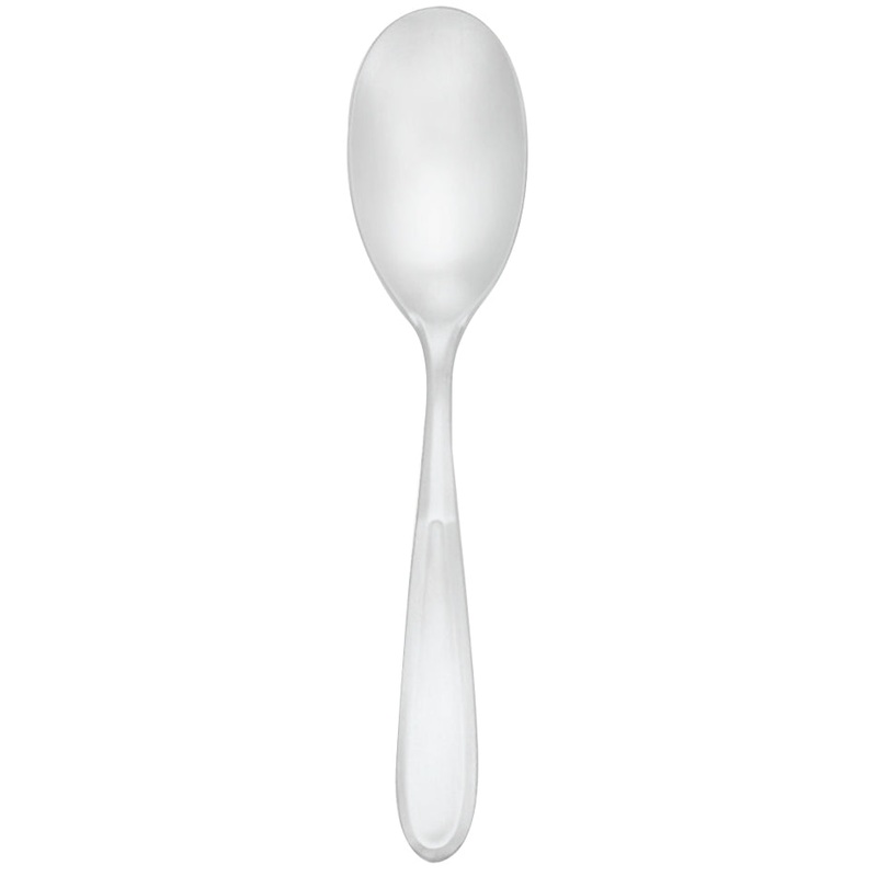 Walco 2007 Modernaire 6 15/16″ 18/10 Stainless Steel Extra Heavy Weight Dessert Spoon – 12/Pack