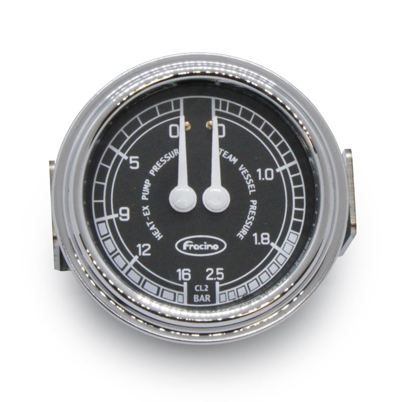Fracino Dual Pressure Gauge  60mm – FC179-12-B