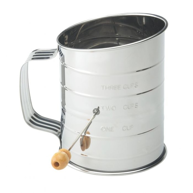 Mrs. Anderson’s Crank Flour Sifter SS, 5 Cup