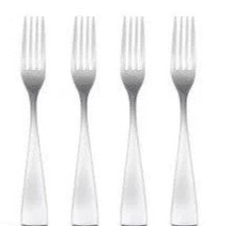 Oneida Curva Set of 4 Salad Forks