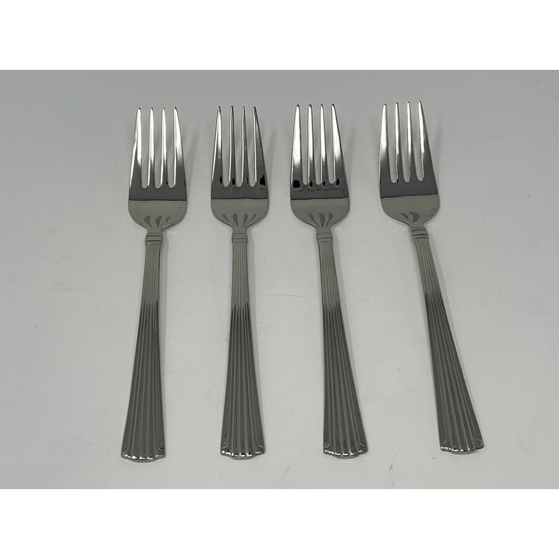 Reed & Barton Highbridge Set of 4 Salad Forks 18/10 Stainless 7 1/8″