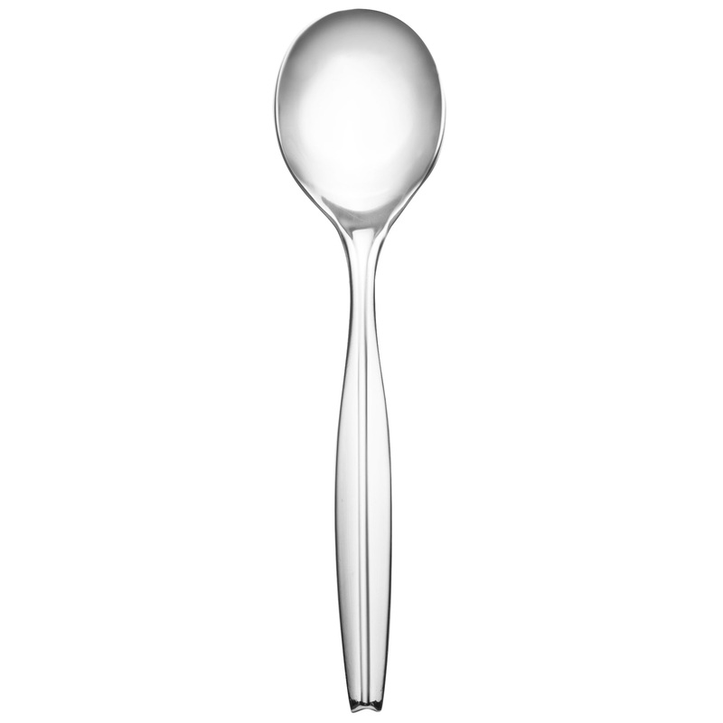 Reed & Barton RB121-016 Merlot 6″ 18/10 Stainless Steel Extra Heavy Weight Bouillon Spoon – 12/Pack