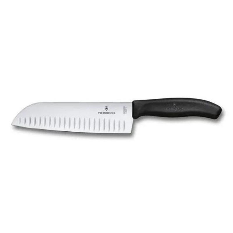 Victorinox Swiss Classic 7″ Santoku Knife with Fluted Edge