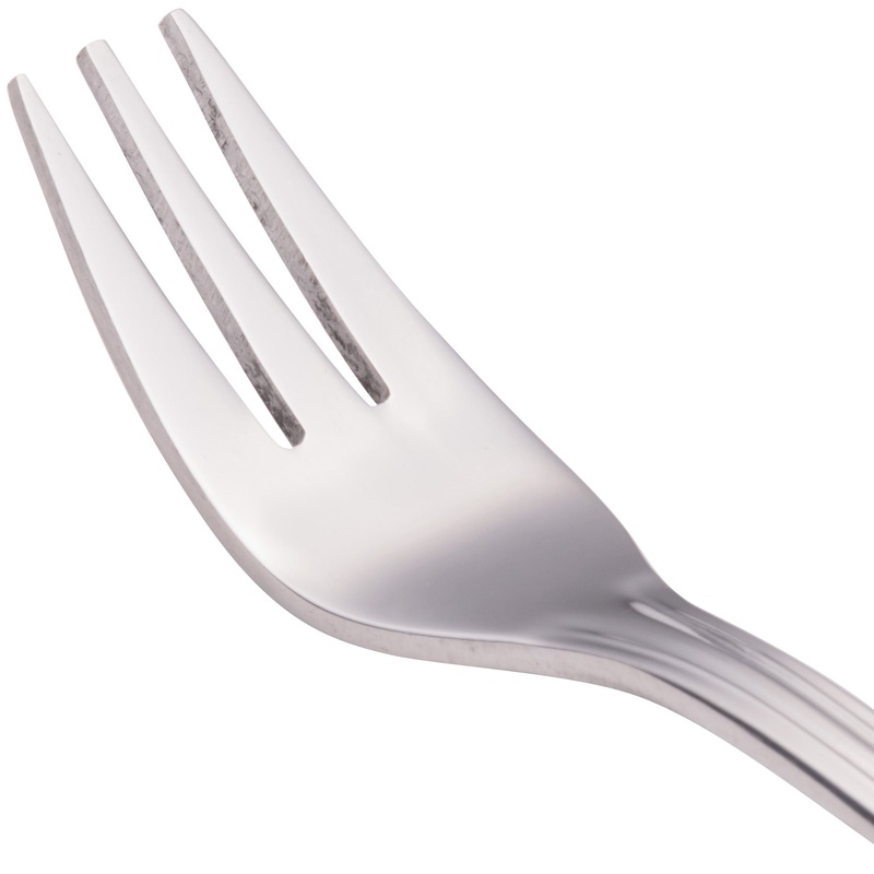 Walco 7915 Balance 5 11/16″ 18/0 Stainless Steel Heavy Weight Cocktail Fork – 12/Pack