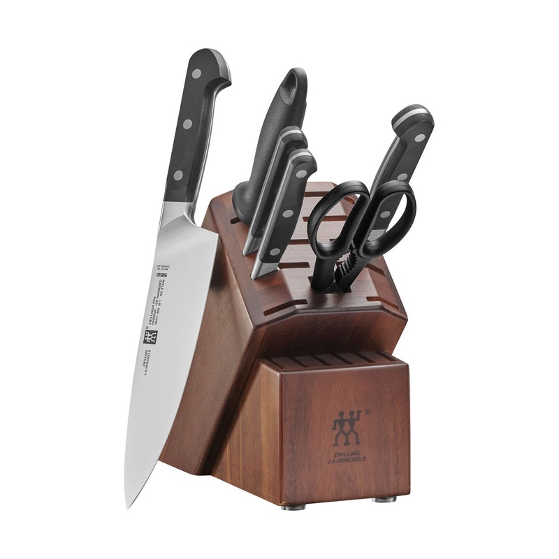 Zwilling Pro Stainless Steel 7-Piece Knife Block Set