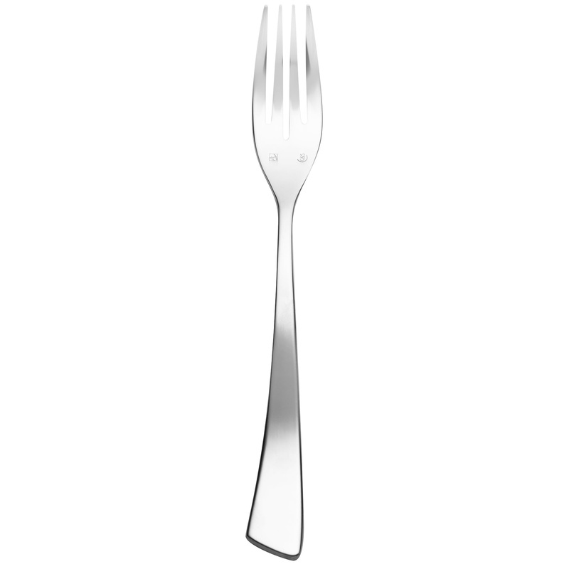 Chef & Sommelier T5205 Ezzo 7 1/4″ 18/10 Stainless Steel Extra Heavy Weight Dessert Fork by Arc Cardinal – 12/Pack