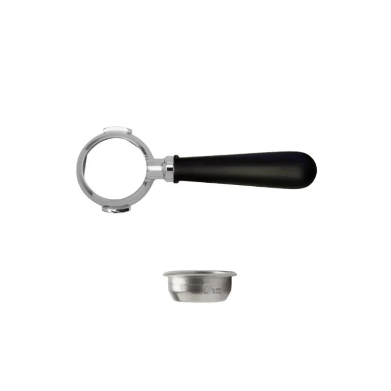 LELIT Wood Bottomless Portafilter – Black