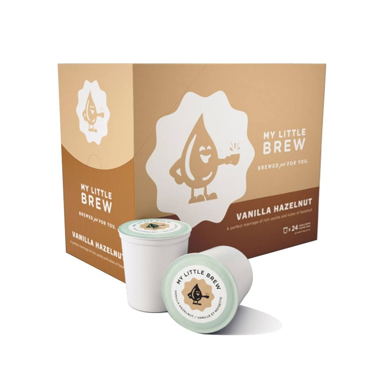 My Little Brew Vanilla Hazelnut Single-Serve Coffee Pods (Case of 96)