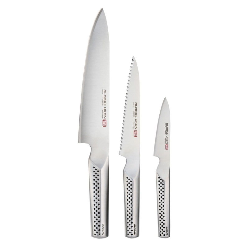 Global Ukon GU-3001 – 3 Pc. Knife Set