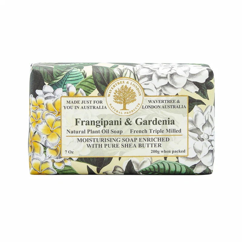 Wavertree & London Frangipani & Gardenia Luxury Soap Bar