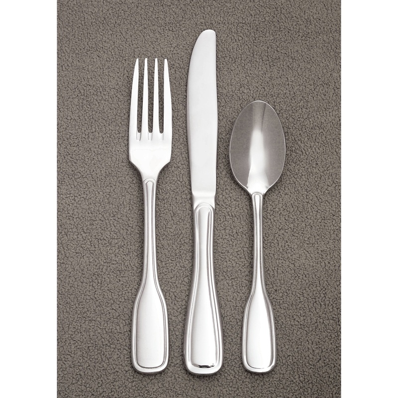 World Tableware Brandware 145 038 Wellington 6 1/2″ 18/0 Stainless Steel Heavy Weight Salad Fork – 12/Pack