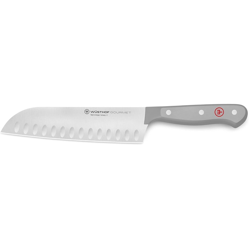 Wusthof Gourmet Grey – 7″ Santoku Knife w/Hollow Edge