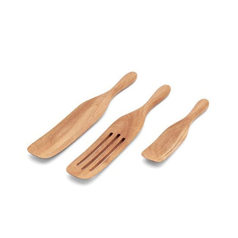 Acacia Wood Spurtle Set 3 Pieces