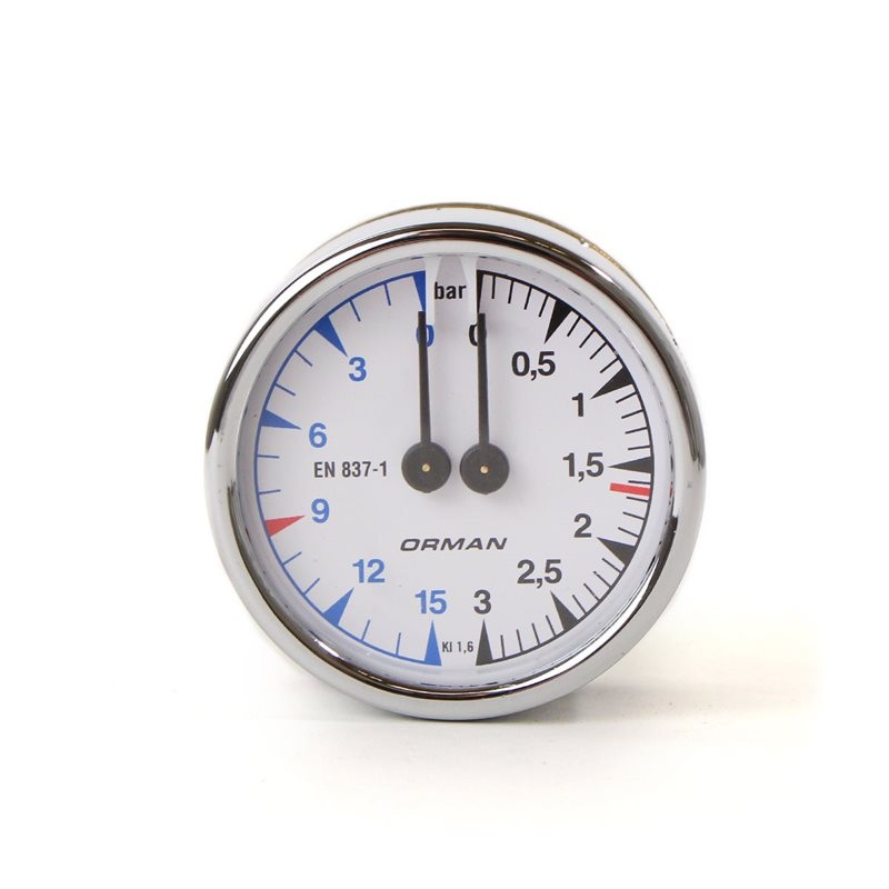 Elektra Classic Barlume Dual Pressure Gauge – 00985014