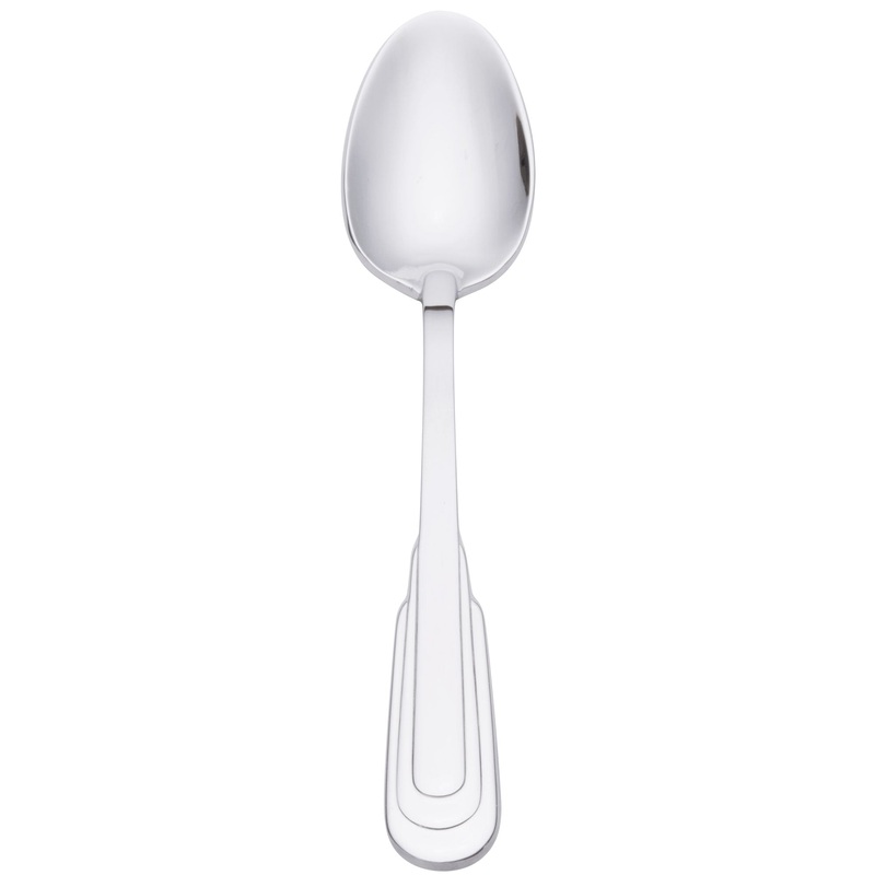 Oneida 2507SADF Cityscape 4 1/2″ 18/10 Stainless Steel Flatware Demitasse / Coffee Spoon – 12/Pack