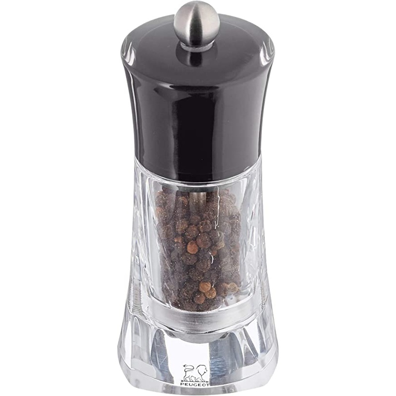 Peugeot Molene Pepper Mill Acrylic Black – 14cm/5″
