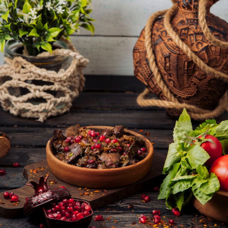 Round Terracotta Clay Tray Pan for Oven 2 Pcs, 8.7 in