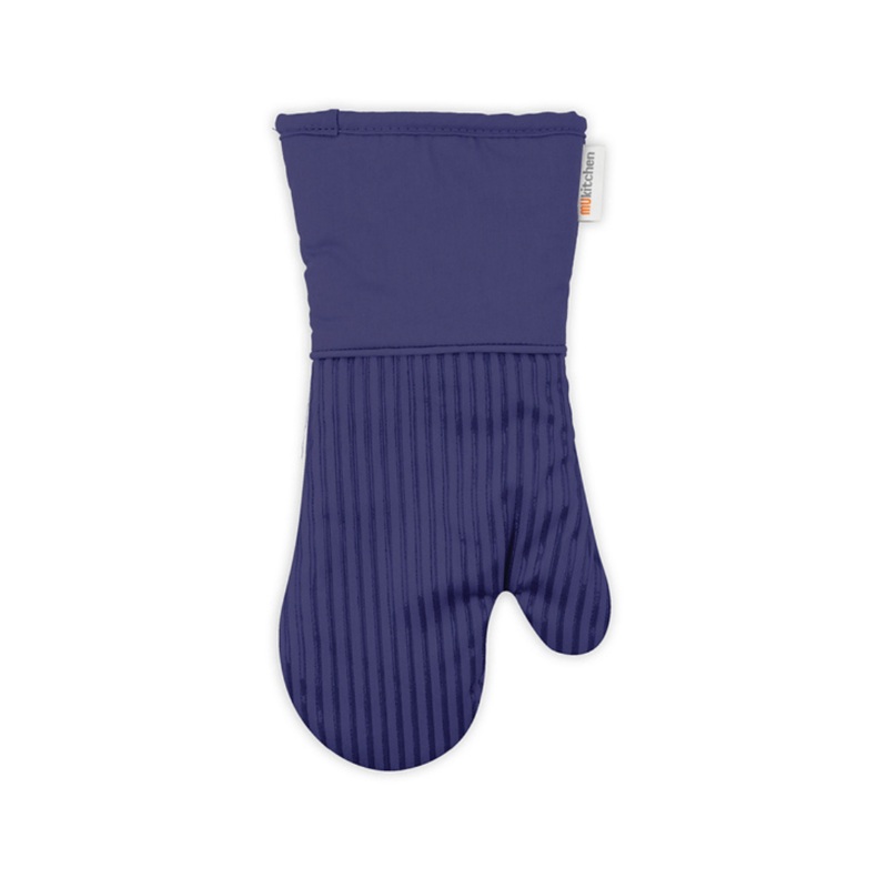 Silicone Oven Mitt – Ink Blue