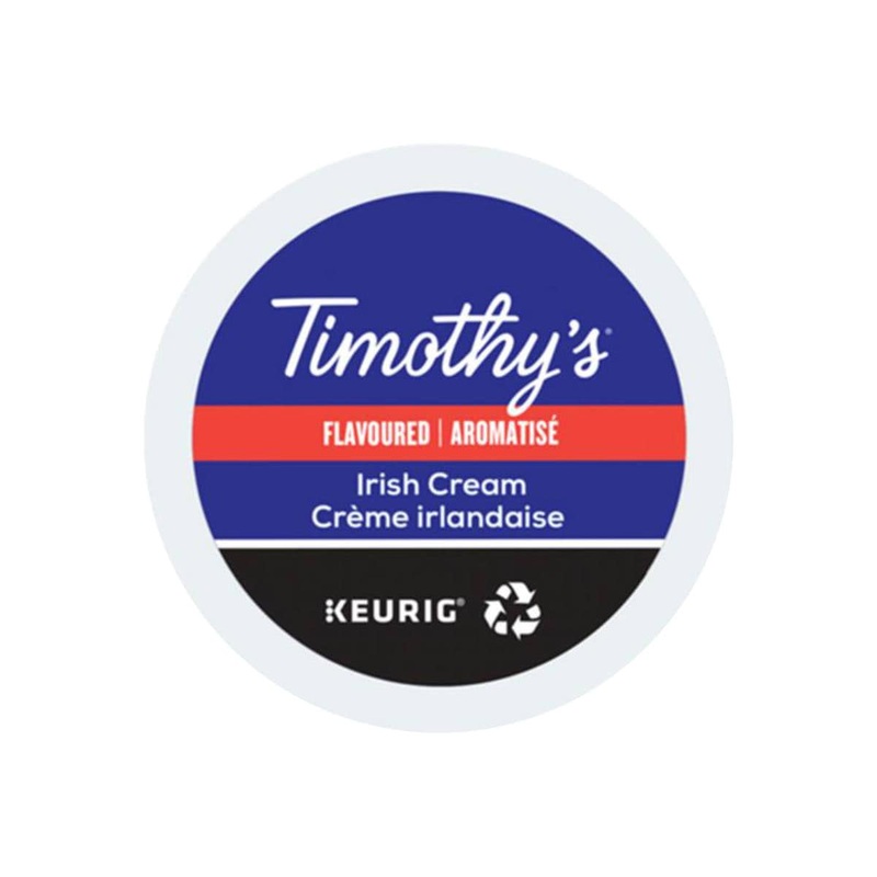 Timothy’s Irish Cream K-Cup Recyclable Pods (Case of 96)