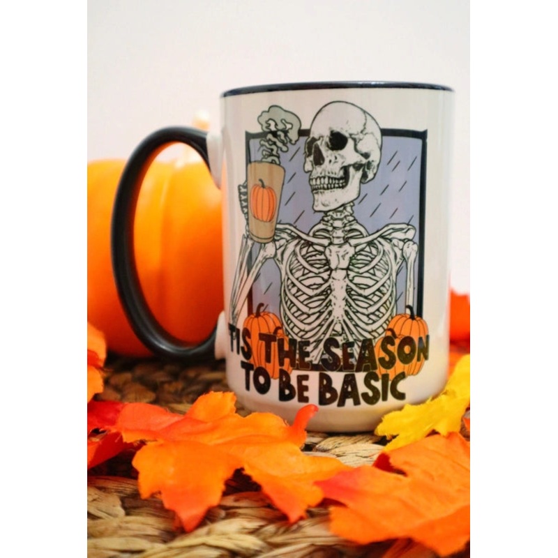 Tis the Season To Be Basic Pumpkin Spice Mug, 15oz