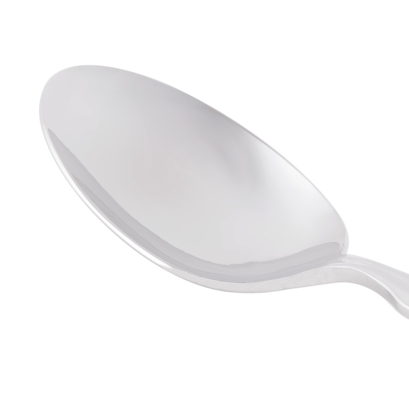 World Tableware 969 003 Madison 8 5/8″ 18/8 Stainless Steel Extra Heavy Weight Tablespoon / Serving Spoon – 12/Pack
