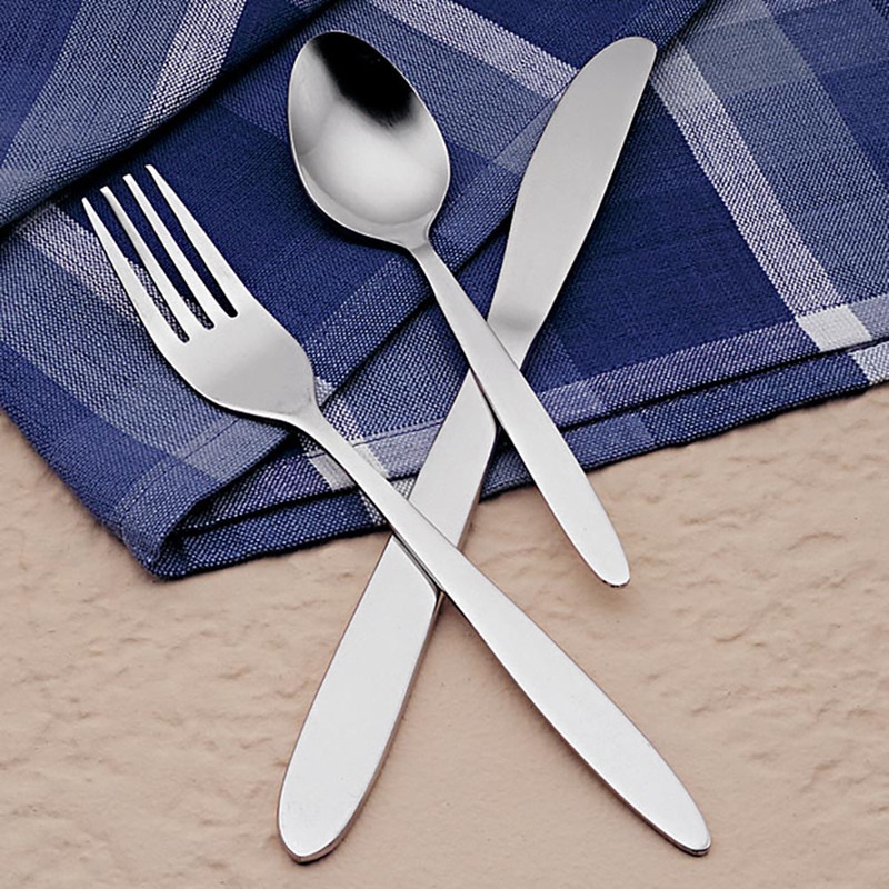 World Tableware Brandware 135 039 Regency 7 7/8″ 18/0 Stainless Steel Heavy Weight European Dinner Fork – 12/Pack