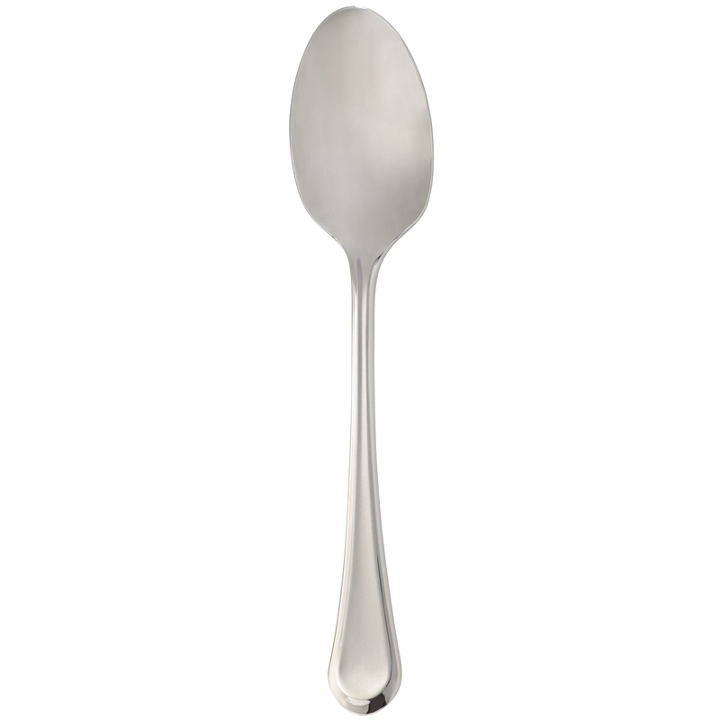 Arcoroc FL602 Amber 8 1/4″ 18/0 Stainless Steel Heavy Weight Dinner Spoon by Arc Cardinal – 12/Pack