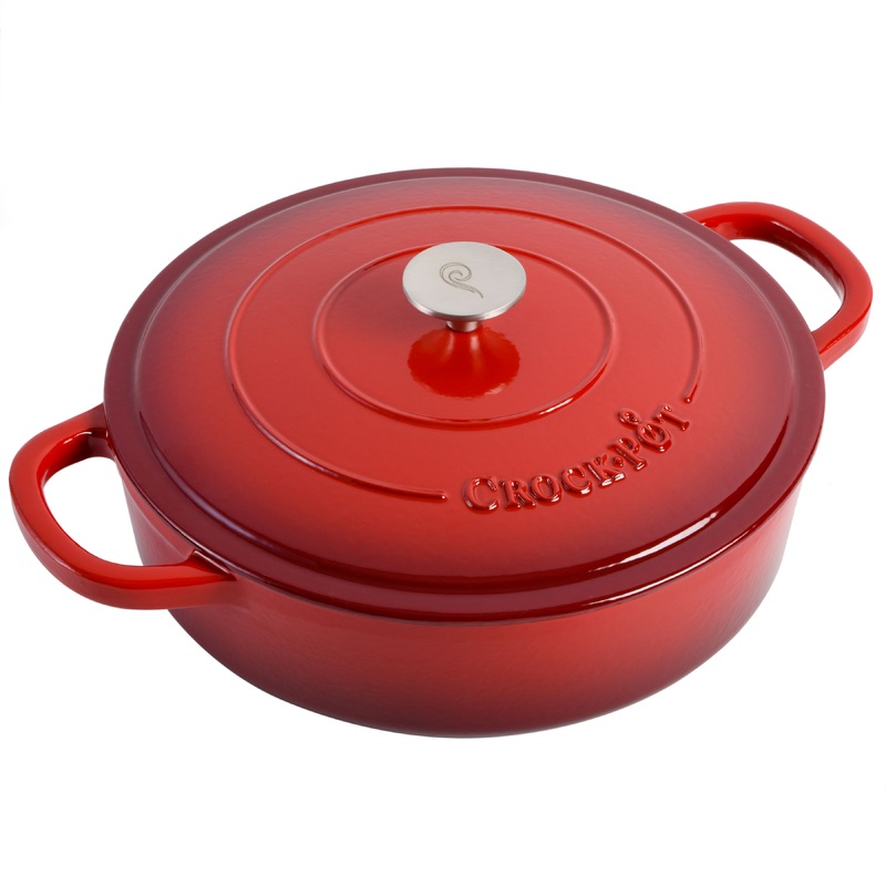 Crock Pot Artisan 5-Quart Enameled Cast Iron Braiser