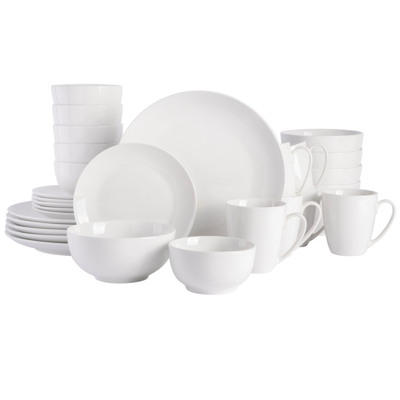 Gibson Home Ogalla Whiteware Dinnerware Set