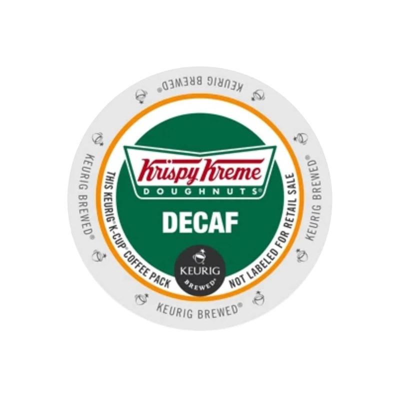 Krispy Kreme Doughnuts Decaf K-Cup Pods (Case of 96)