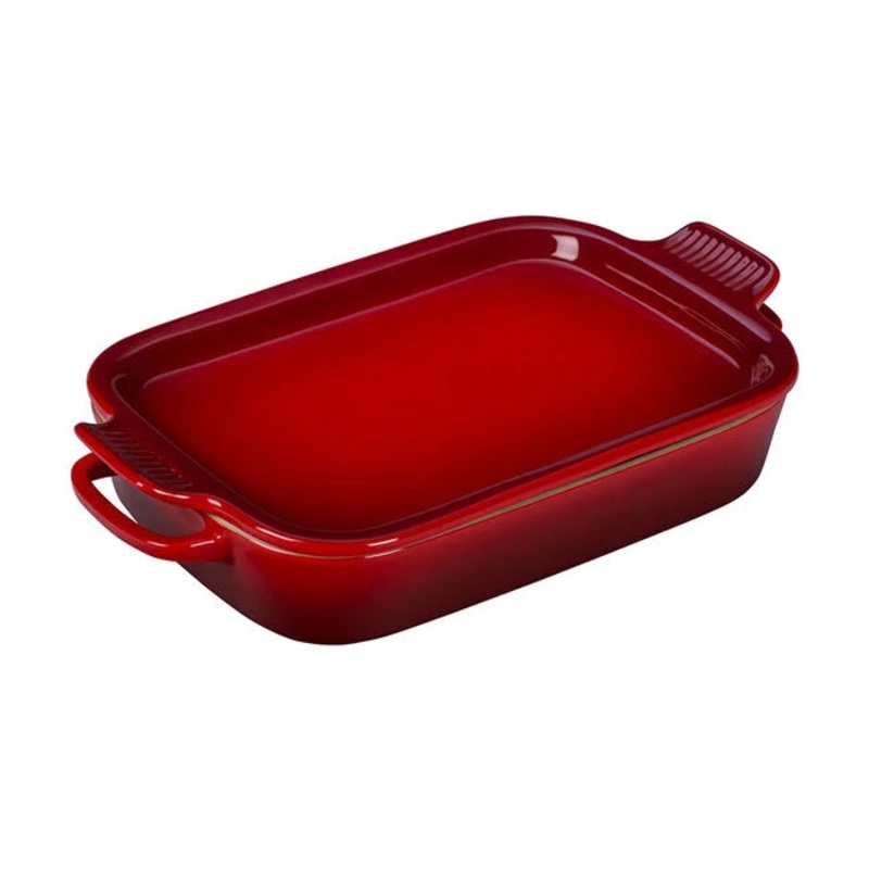 Le Creuset Rectangular Dish with Platter Lid – Cerise