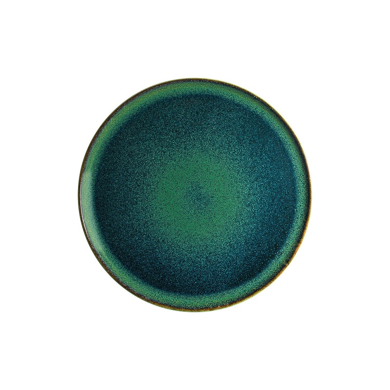 Mar dia.12.75″ Round Blue Porcelain Plate